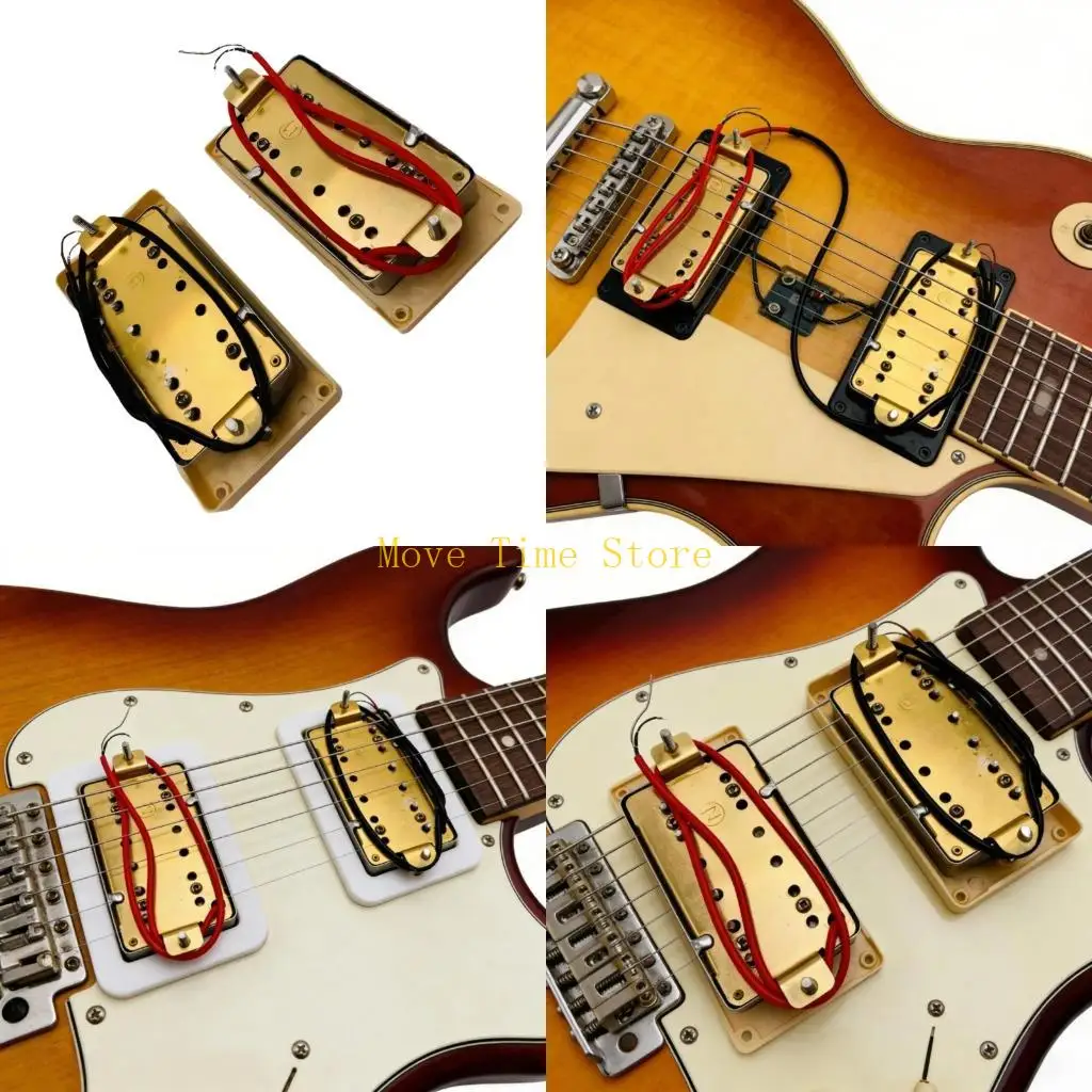 

92ME Набор из 1 легко устанавливаемого звукоснимателя, 6-струнная электрогитара, положение грифа мостика