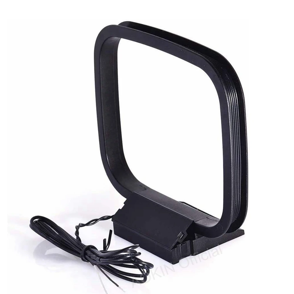 AM Loop Antenna with 2 Pin Bare Wire Compatible with Indoor Radio Bluetooth Home Stereo Audio Video Theater Receiver