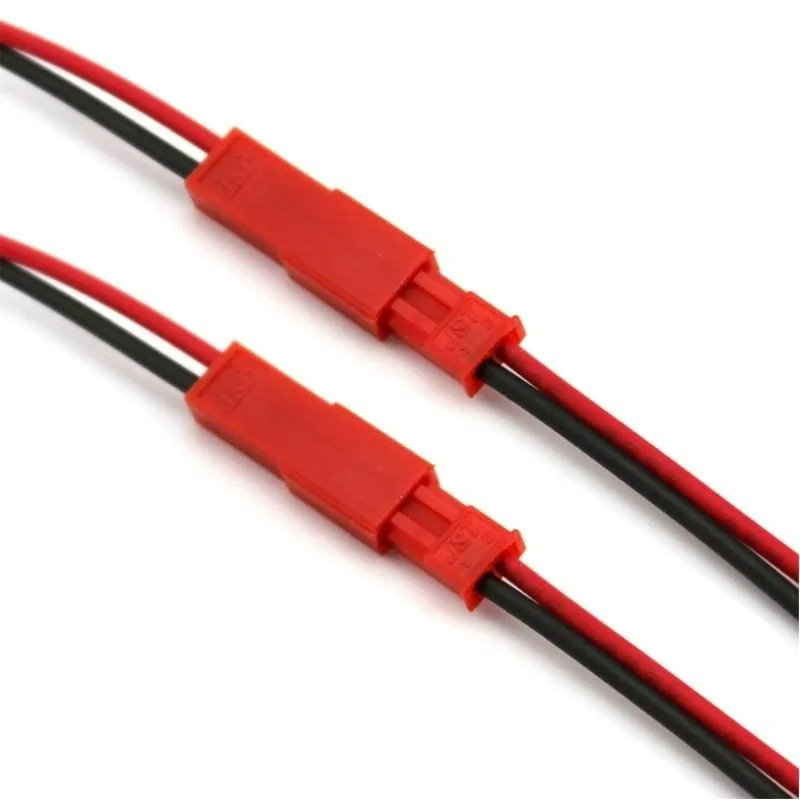 10/100pcs Male Female Wire Connector DIY JST Plug Electrical Cable 2Pin Connectors Terminals Battery Adapter Connectors Supplies