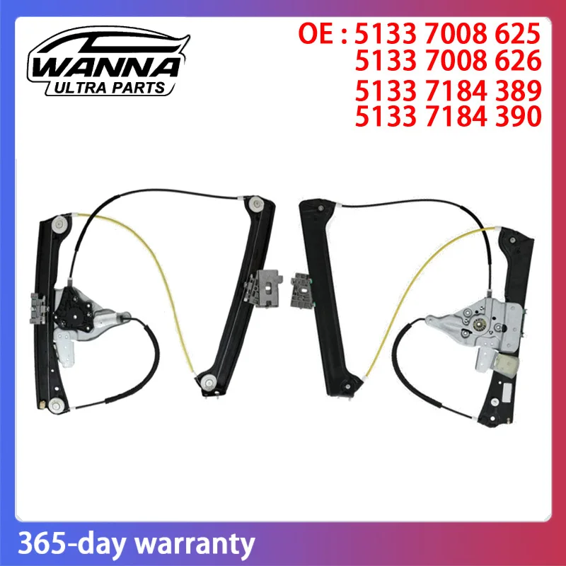 

OE Quality 51337008625 51337008626 51337184389 51337184390 Front Rear Left Right Window Regulator for BMW 6 Series E63 E64 04-07