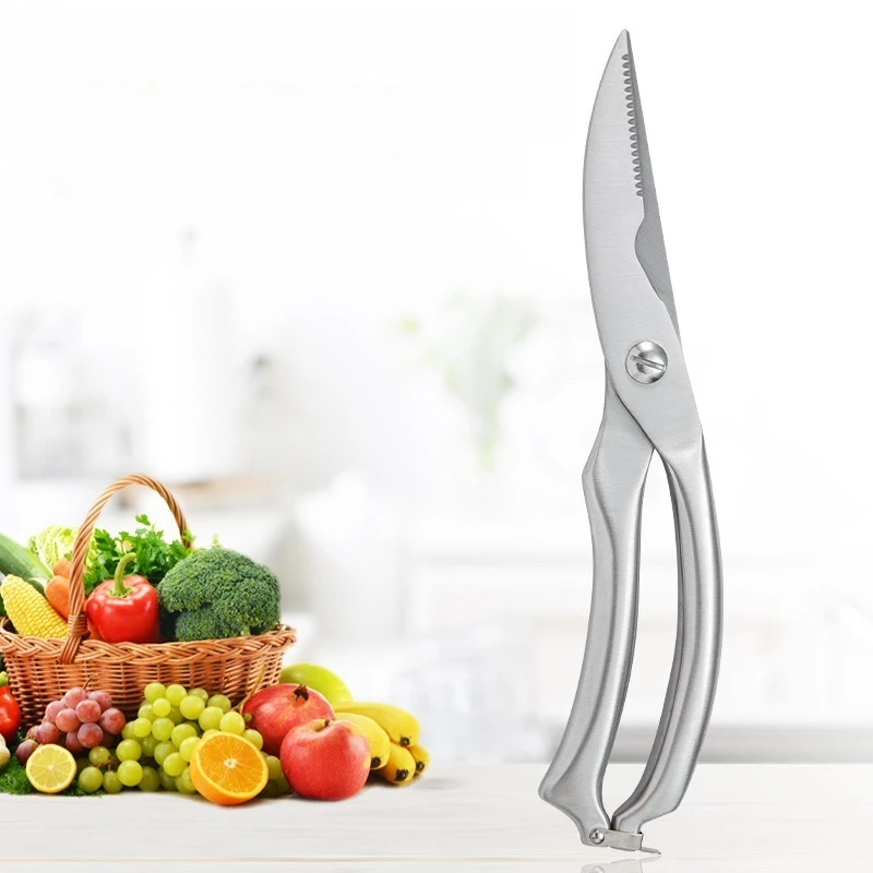 

Stainless steel scissors Kitchen special multifunctional cutting food scissors Powerful sharp scissors for chicken bone barbecue