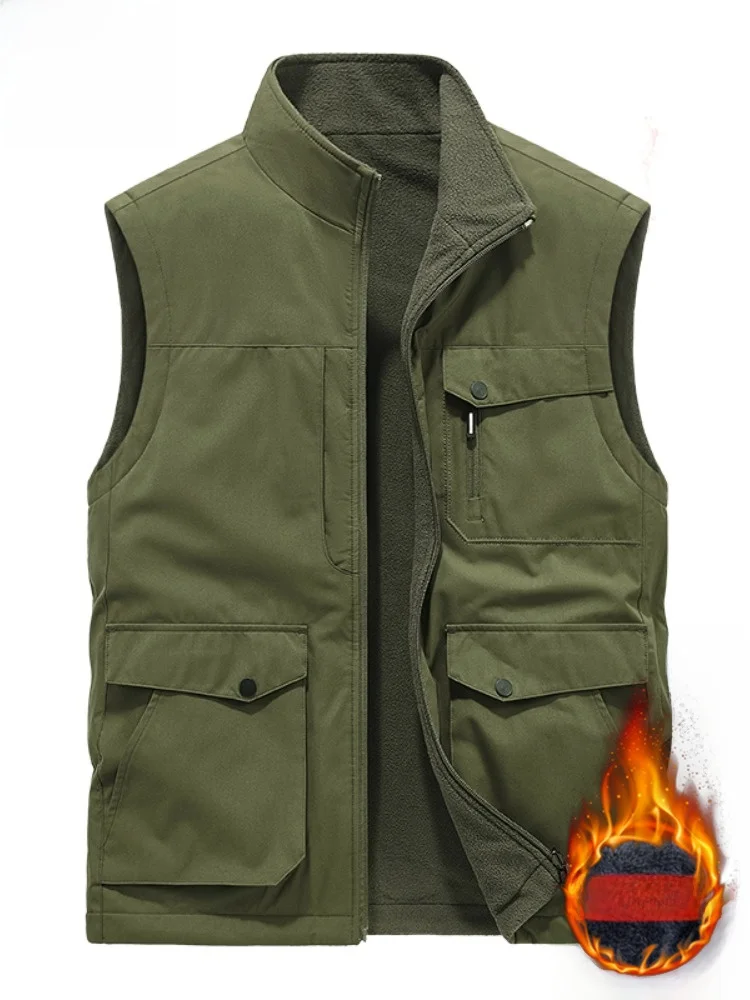 

Двусторонний носимый пуховый хлопковый жилет, мужской теплый пуховик, молодежная верхняя одежда, зимняя коллекция Paul 2025