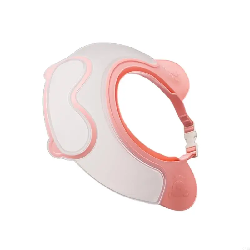 

C5AA Bath Hat Adjustable Protective Hair Washing Caps for Toddler Cartoon Shower Caps Enjoy Safe Bath Hour