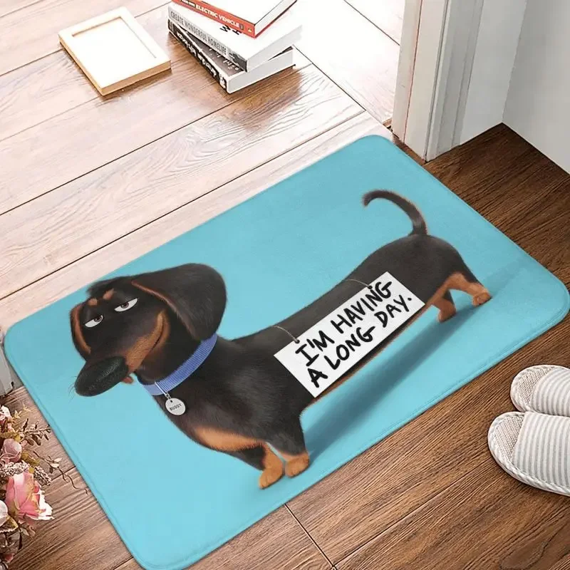 Dachshund Dog Front Floor Door Entrance Mats Indoor Sausage Wiener Badger Kitchen Bathroom Doormat Garden Carpet Rug