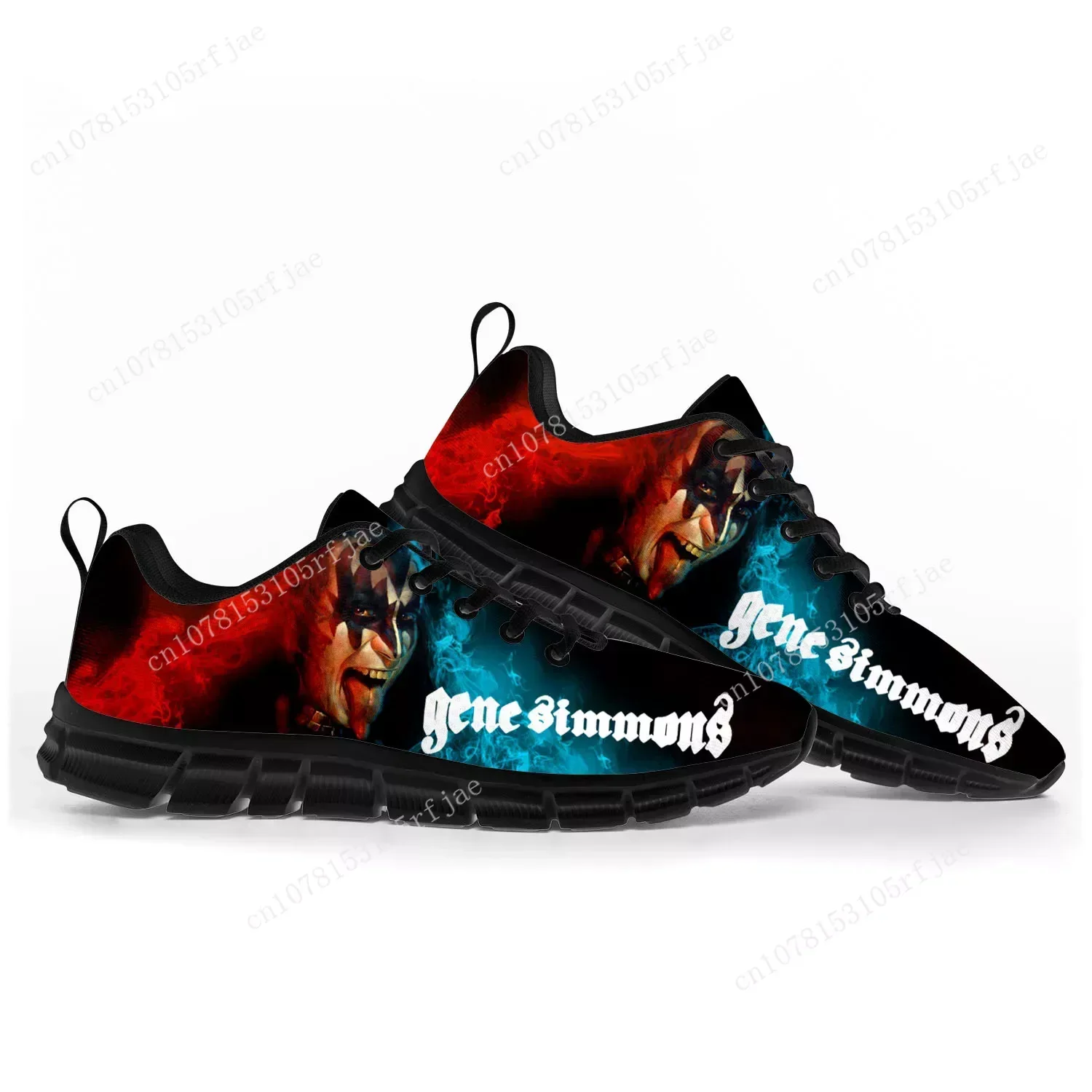 

Gene Simmons Rock Singer Sports Shoes Mens Womens Teenager Kids Children Sneakers Casual Custom High Quality Couple Shoes Black