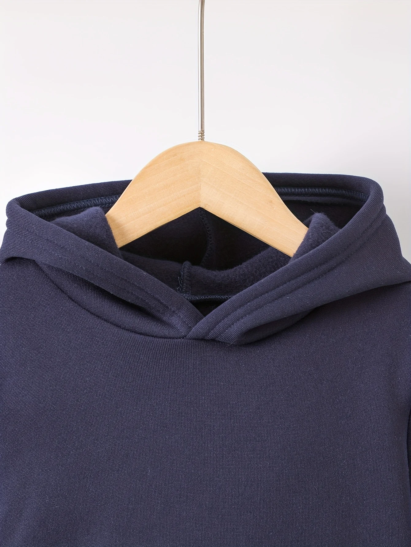 2set Fall/Winter new casual boy sports style comfortable letter print warm lining hoodie and tracksuit pants
