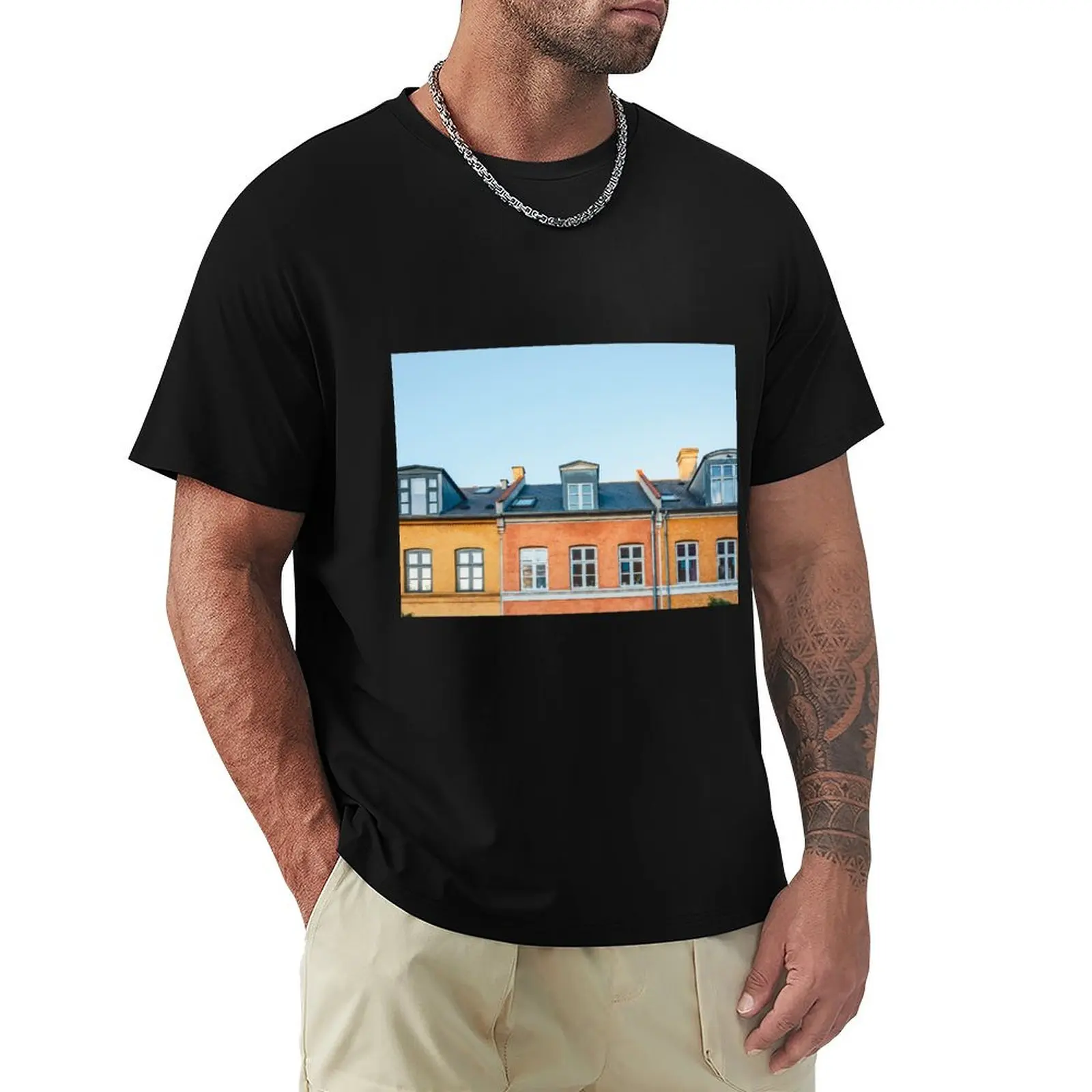 Windows of Copenhagen 2 T-Shirt t shirts for man graphic vintage T-Shirt