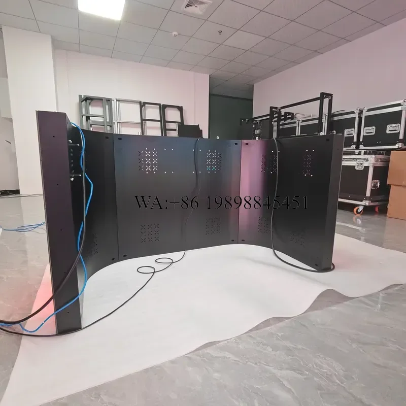 WMWMNU LED Front Desk Screen P2.5mm 4K Resolution High Brightness Flexible Indoor DJ LED Display Supports Colorful Display