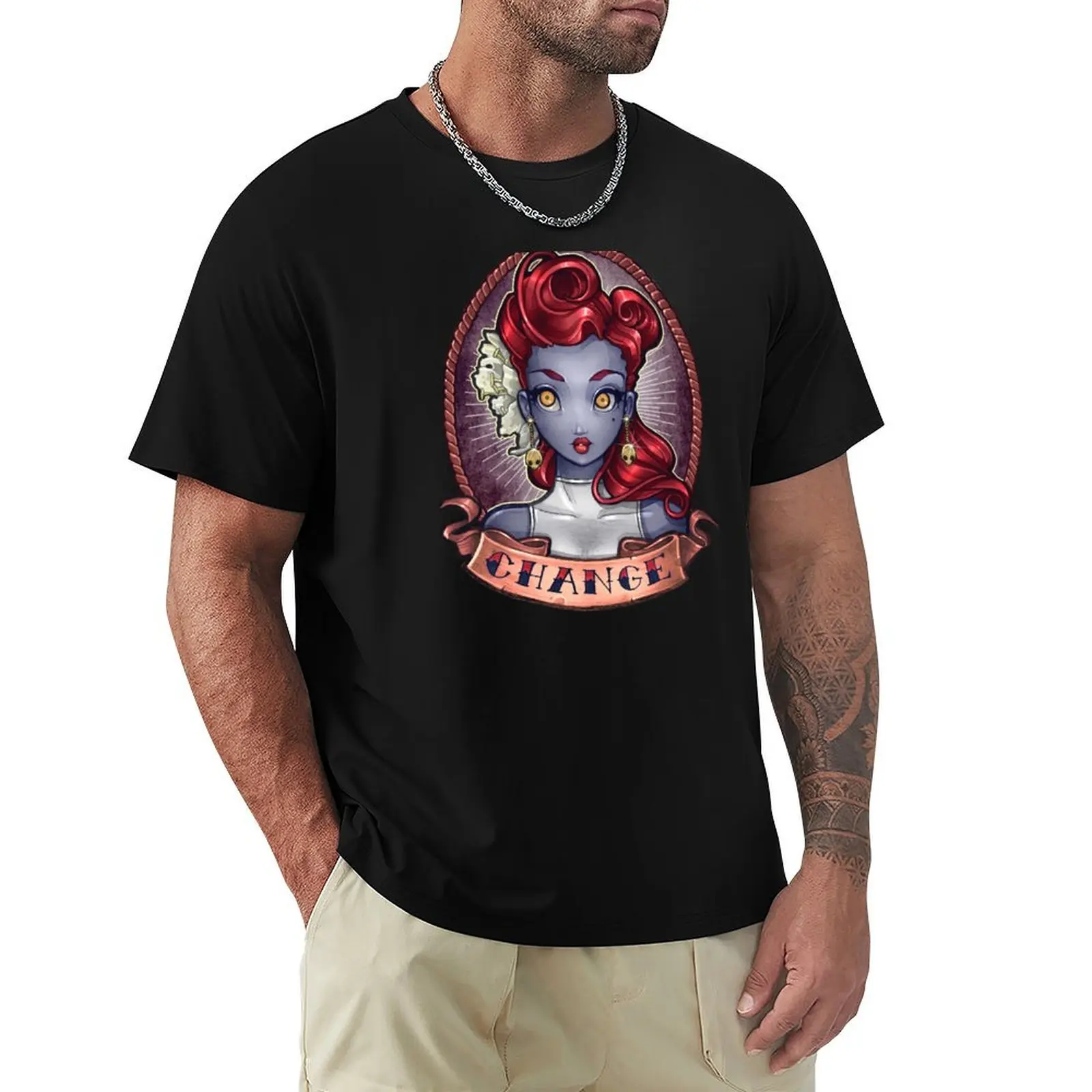 CHANGE pinup T-Shirt Sport Basic Moisture Wicking Tee