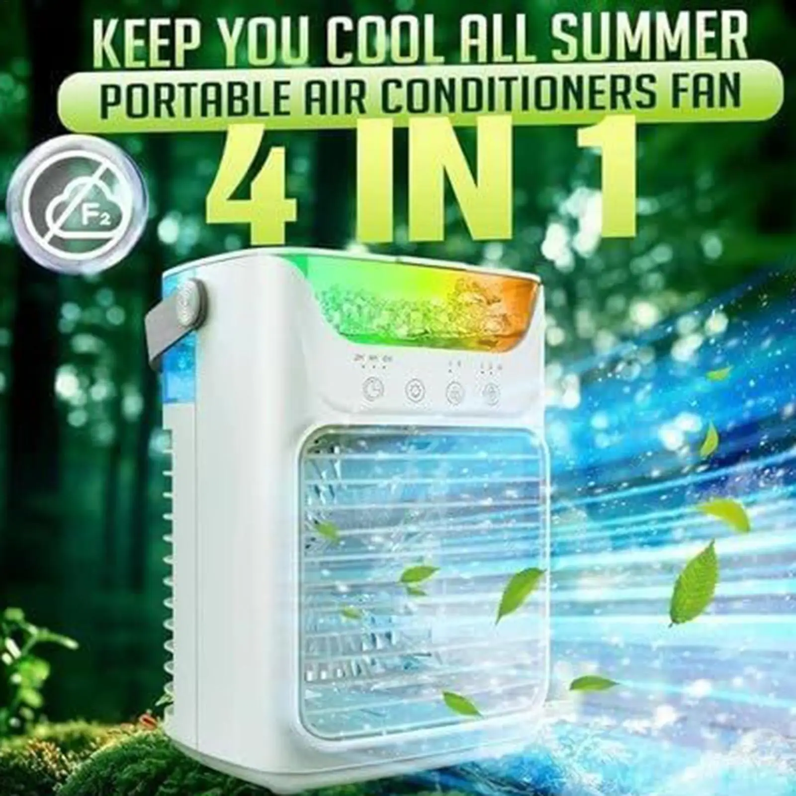 

Вентилятор охлаждения кондиционера Портативные вентиляторы для распыления воды с туманом 3-скоростной охладитель для запотевания Инструмент для офисов Прикроватная тумбочка Патио Общежитие Спальня