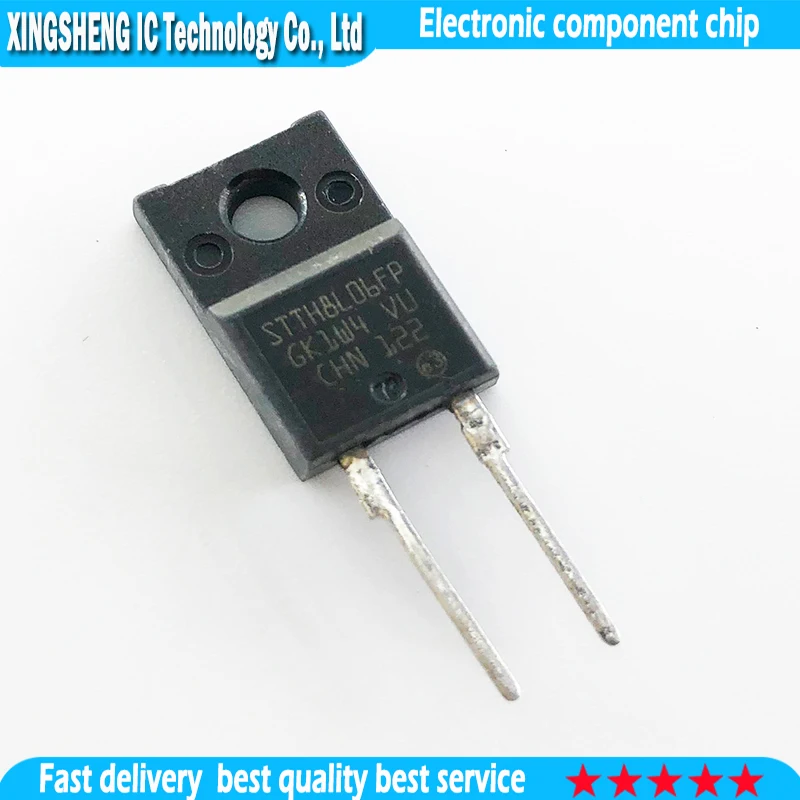 10 peças stth8l06fp stth8l06 TO-220F