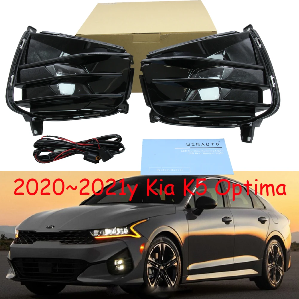 car bumper headlamp for KIA K5 Optima headlight 2020~2022y ALL IN LED DRL for kia k5 daytime running light head light