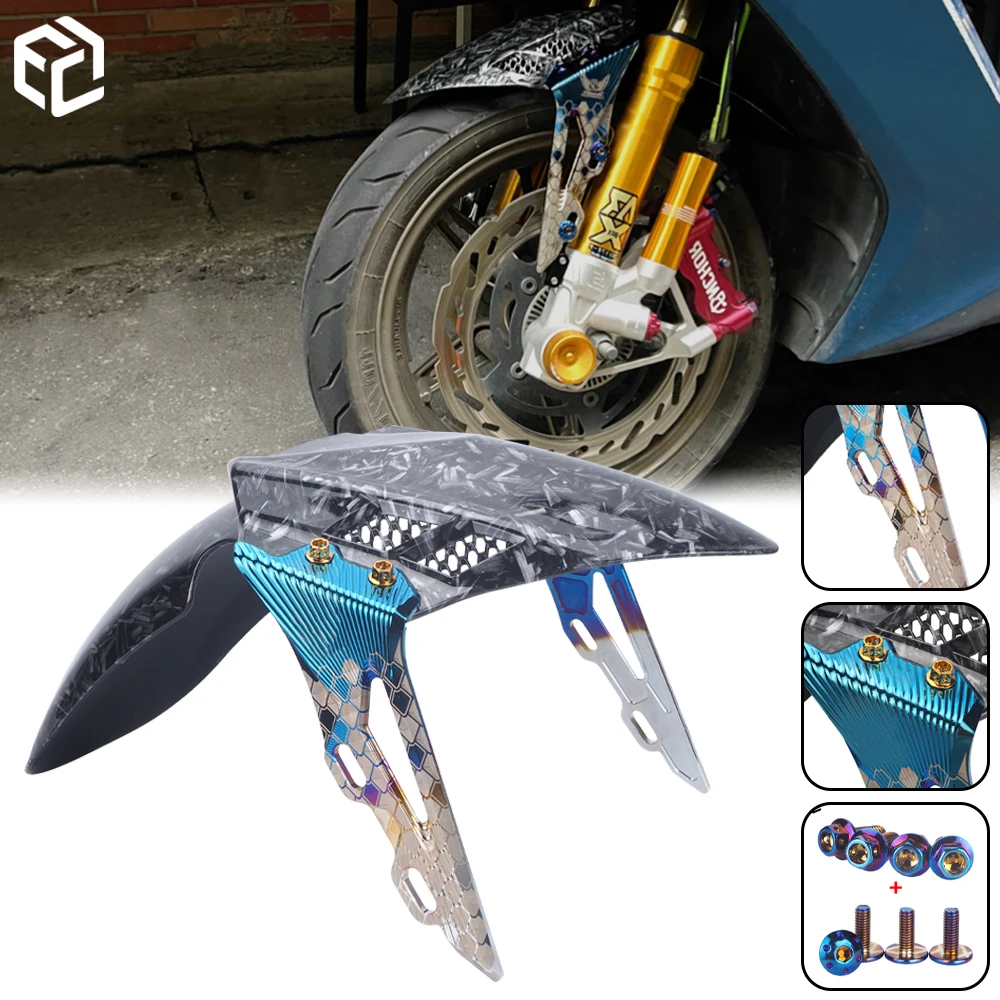 

Motorcycle Front Fender Mudguard Scooter Modification CNC Aluminium Bracket For SYM DRG 158 150 MMBCU