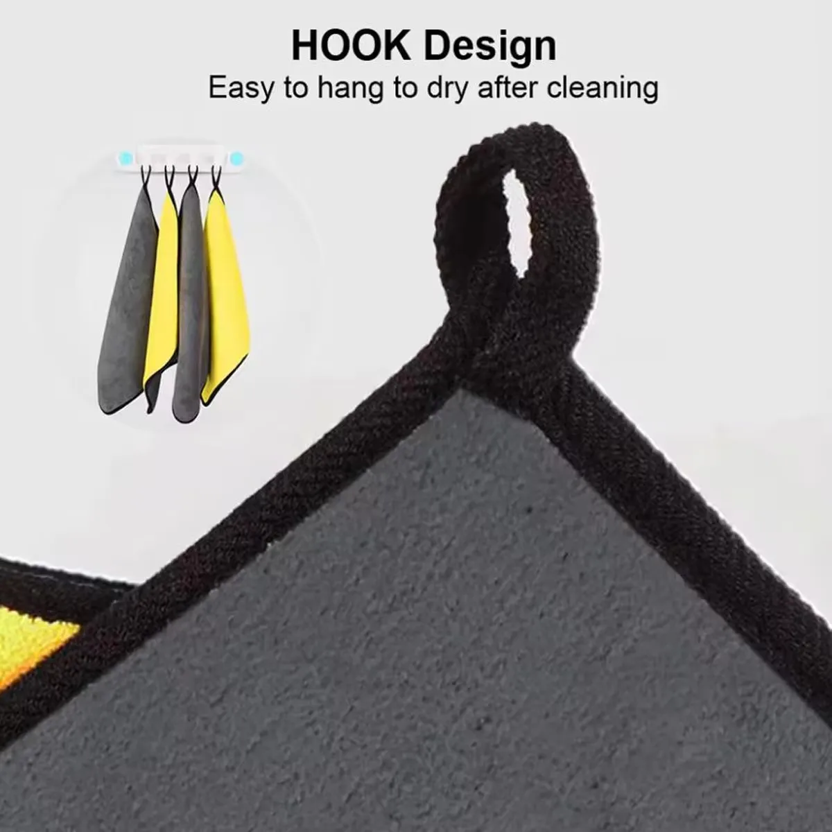 ผ้าไมโครไฟเบอร์สำหรับล้างรถ ขนาด 30x40/60 ซม. ผ้าเช็ดทำความสะอาดรถยนต์ ผ้าซับน้ำ ผ้าดูแลรักษารถยนต์ ผ้าเช็ดรถสำหรับงานดีเทลลิ่ง