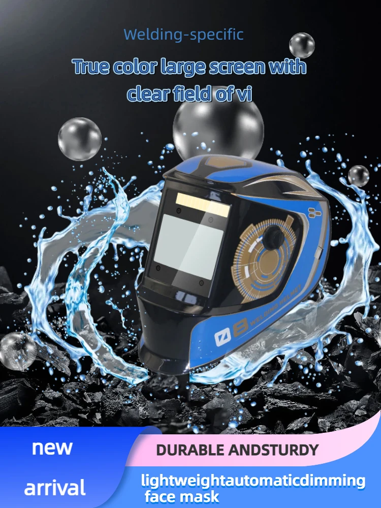 true-color-solar-auto-darkening-welding-mask-with-4-arc-sensor-shade-din5-13-for-tig-mig-grinding-complete-welder-kit-with-cap