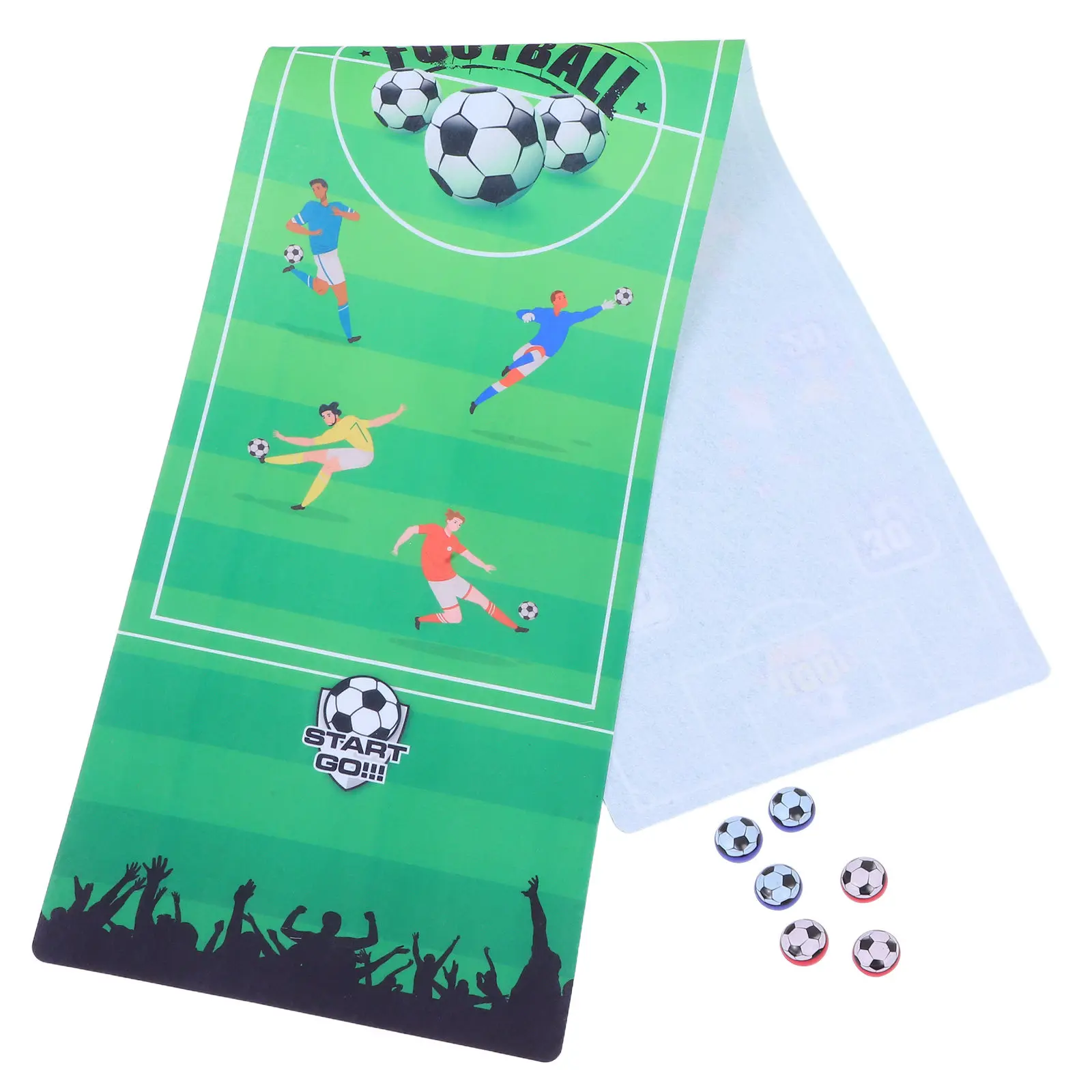 

Table Football Game for Parent Interactive Indoor Tabletop Soccer Miniature Players Goals Family Party Bonding