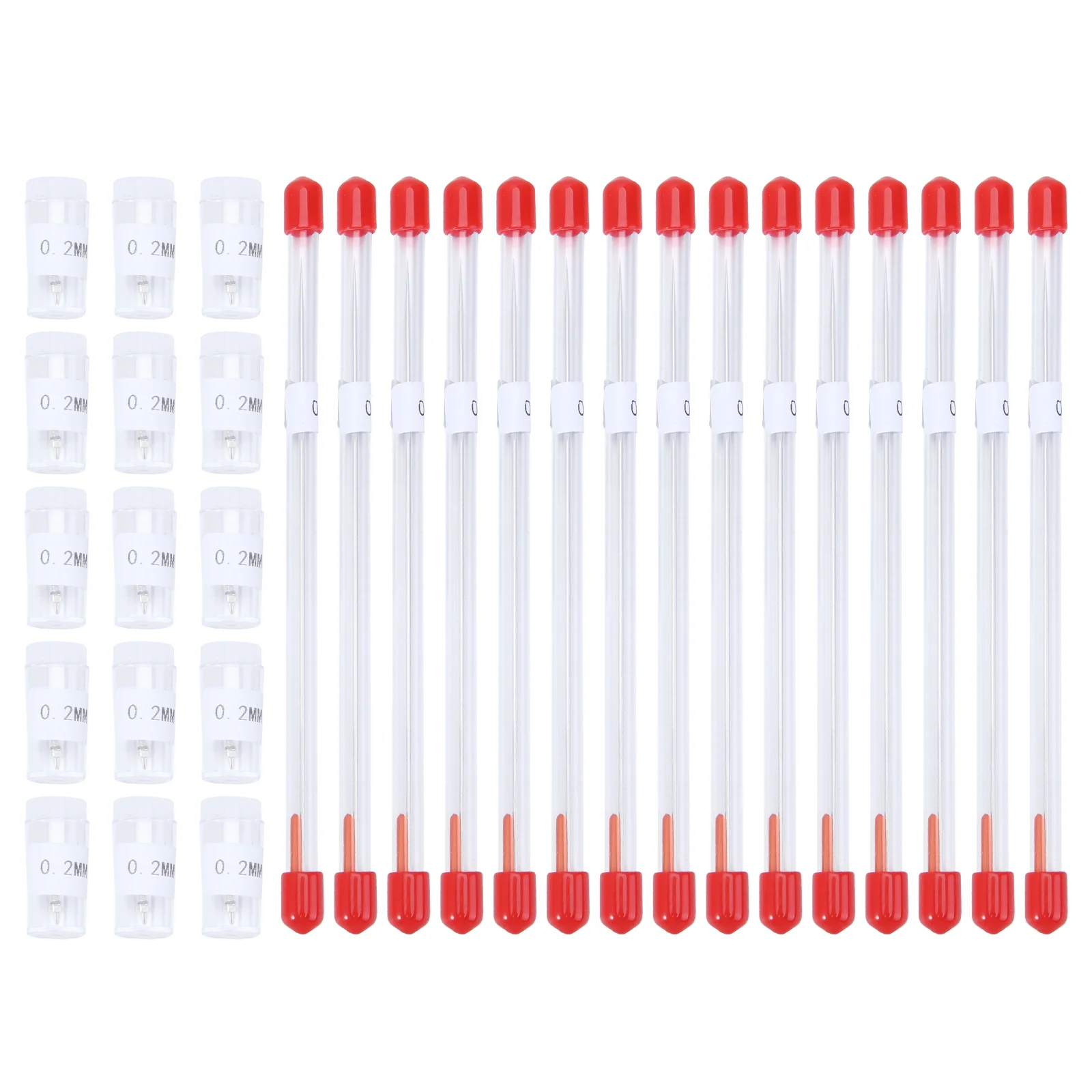 1 juego/total de 10 Uds. Boquillas de 02mm + agujas para aerógrafo (color aleatorio) boquillas de aerógrafo agujas de aerógrafo