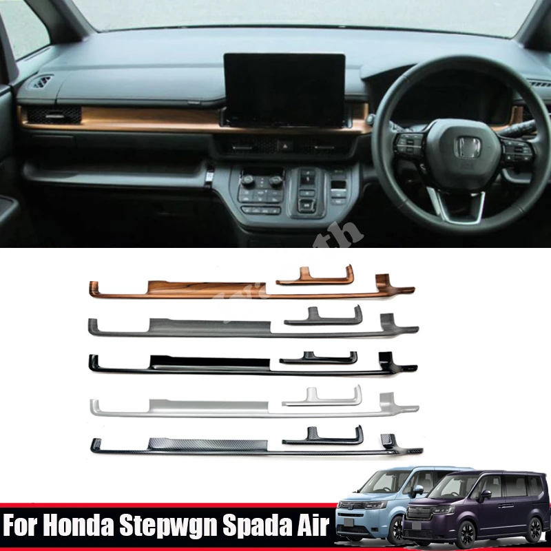 

RHD для Honda Stepwgn spada Air 2022 2023, внутренняя передняя панель, крышка розетки кондиционера, центральная панель управления, аксессуары
