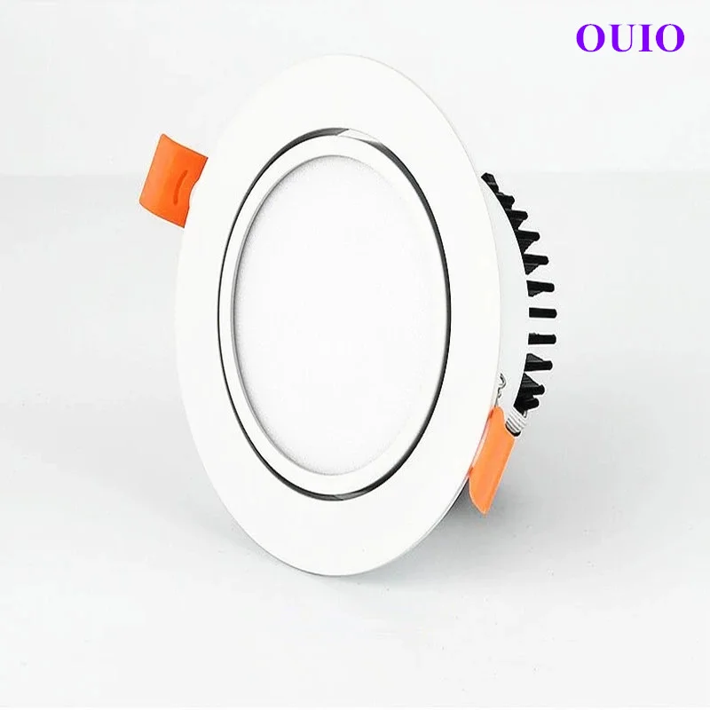 Cob led downlights regulável recesso 5w 7 9 12 15 18 led luzes de teto ponto AC85-265V lâmpadas de teto led iluminação interior