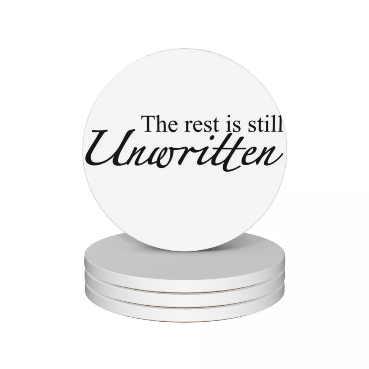 

The Rest is Still Unwritten: Natasha Bedingfield The Hills Ceramic Coasters (Set of 4) for coffee cups flower Coasters