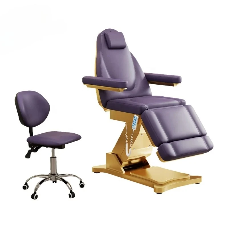 

Newest Design Luxury Treatment Table Massage Bed Eyelash Desk Top Table Beauty Salon Furniture Factory Direct Sale
