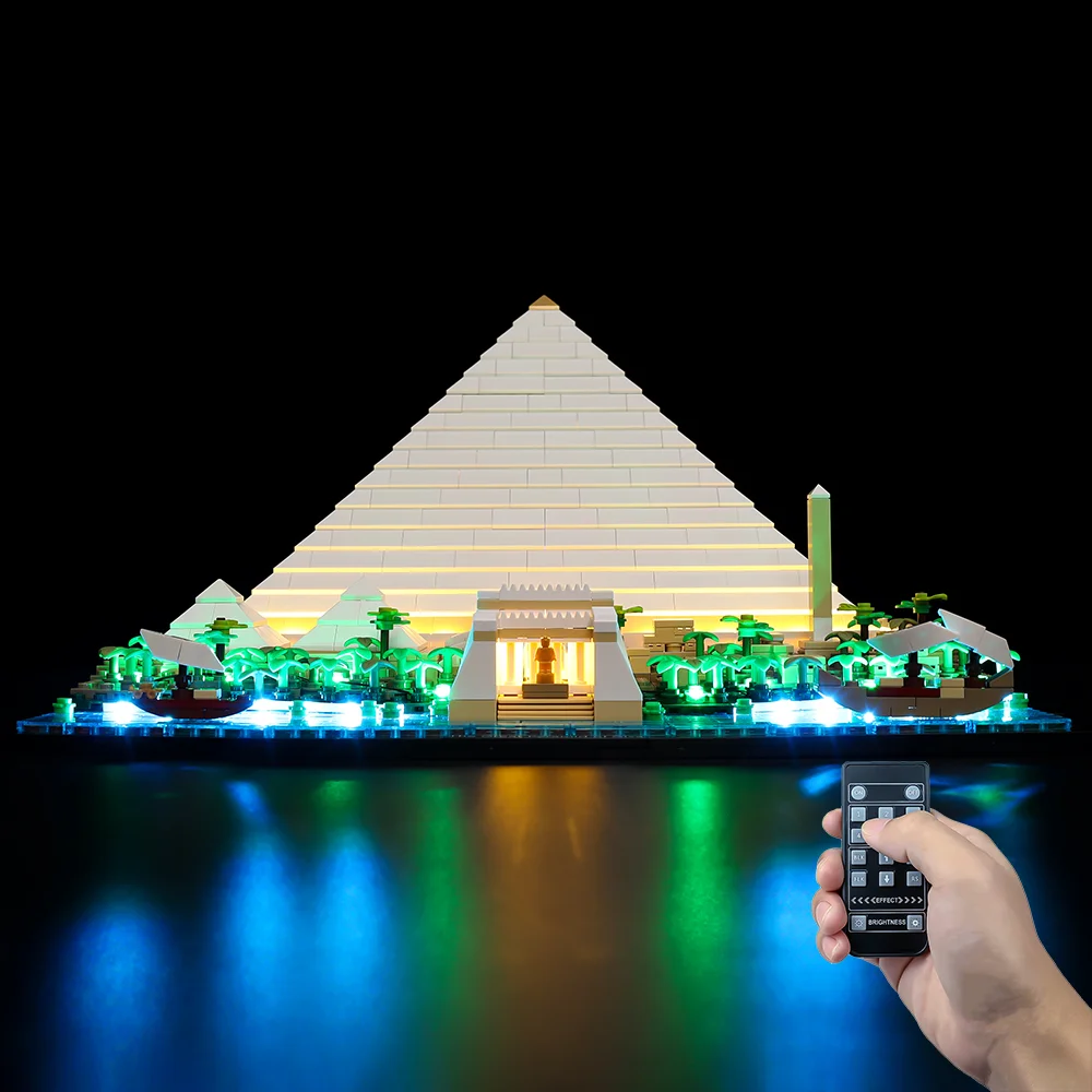 

LED Light Kit For 21058 Great Pyramid Building Blocks DIY Toys Set Bricks Toys for Children(Not Included Blocks)