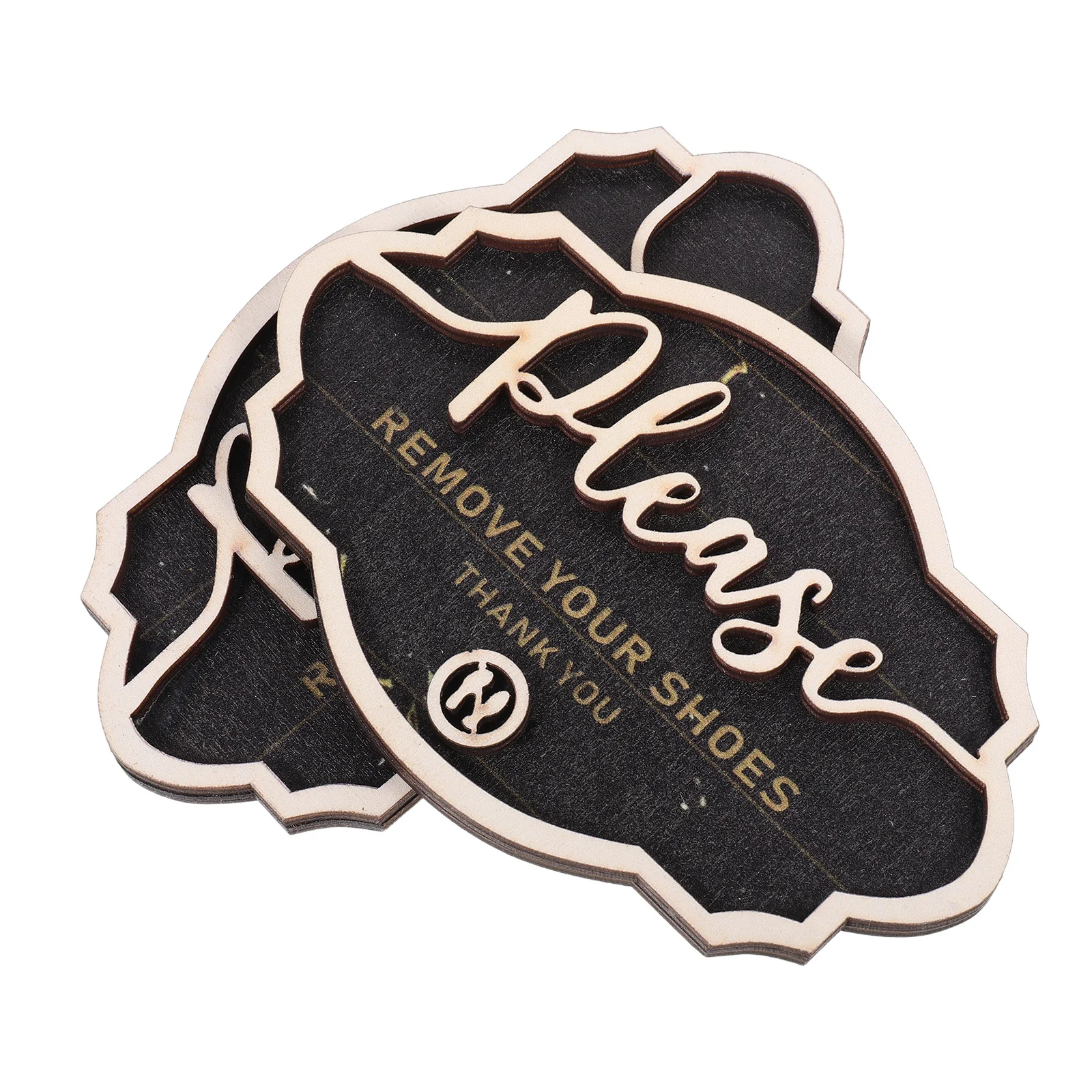 

No Shoe Removal Sign Door Sticker 15x20cm Anti-Slip Waterproof No Floor Decal for Home Office Prohibited Shoe Mark