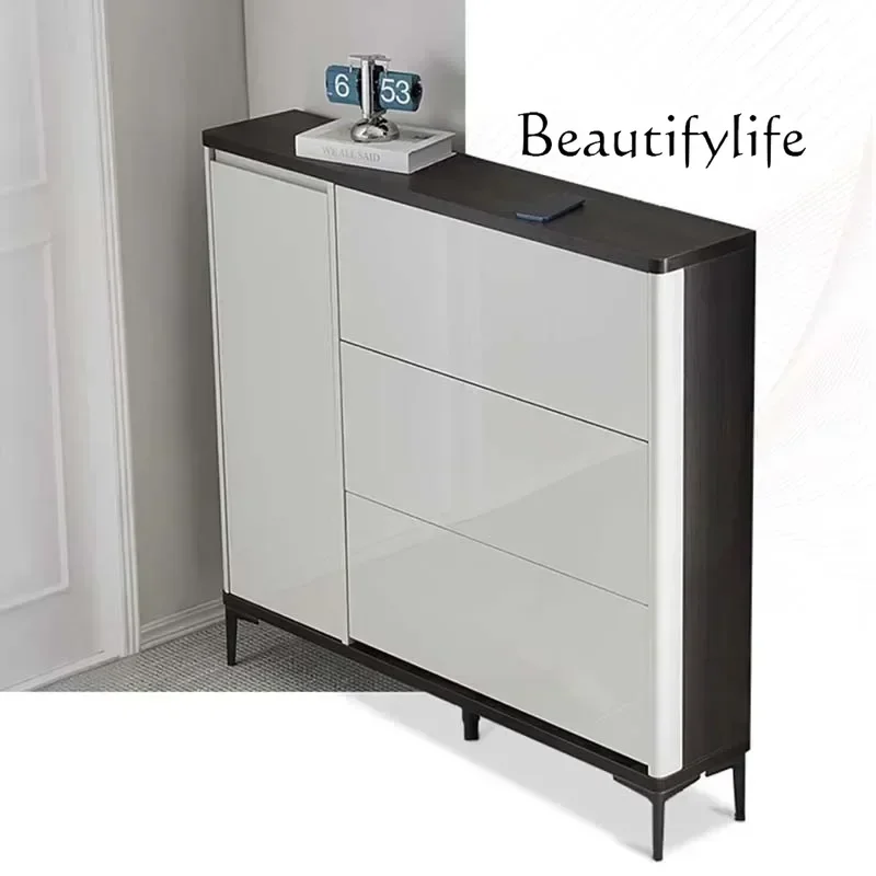 

BJ Strong Design Shoe Cabinet Vertical Beutiful Modern Living Room Shoe Rack Organizer Space Saving Range Chaussure Home Furnitu