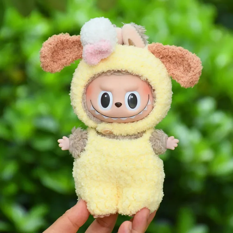 Doll Clothes for 17cm Labubu High quality Handmade Cute Animal Cosplay Set  Adorable Figurine Outfit  Soft Dress Up Accessories