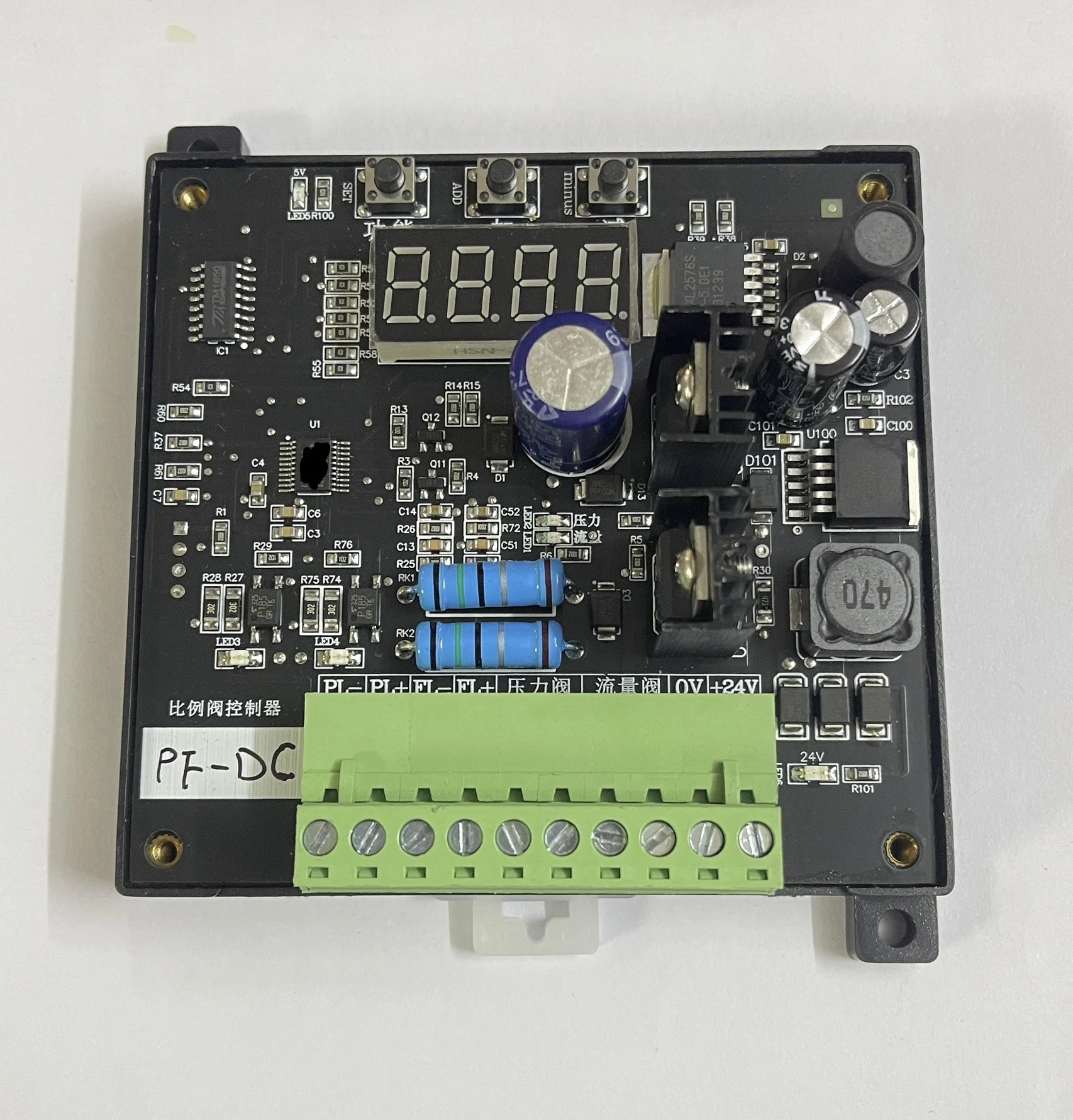Hydraulic Proportional Valve Amplifier Plate Pulse Dual Proportional Valve Amplifier 0-4KHZ, Pulse Trial Proportional Plate 1PCS