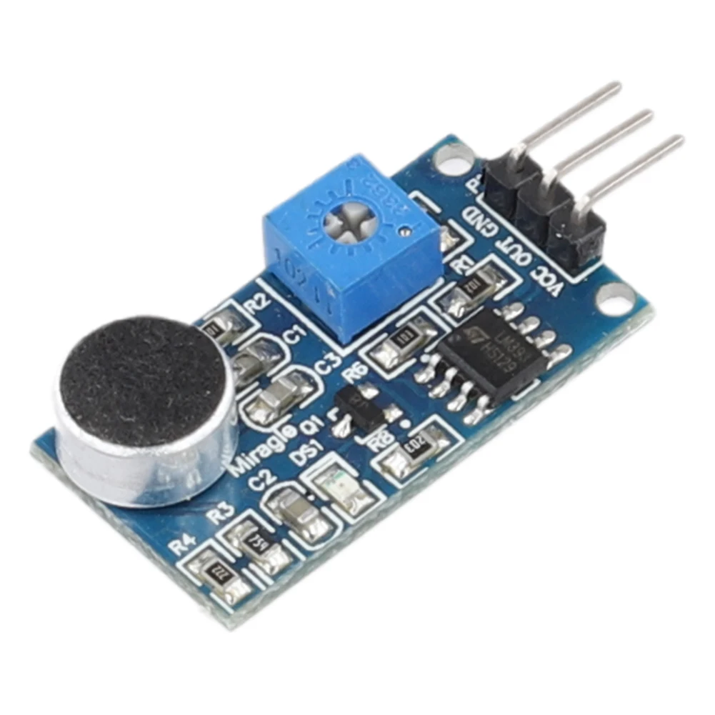 Sound Control Sensor DC 4-6V Sound Sensor Module LM393 Whistle Switch Sound Microphone Sensor Detection for Arduino DIY Kit