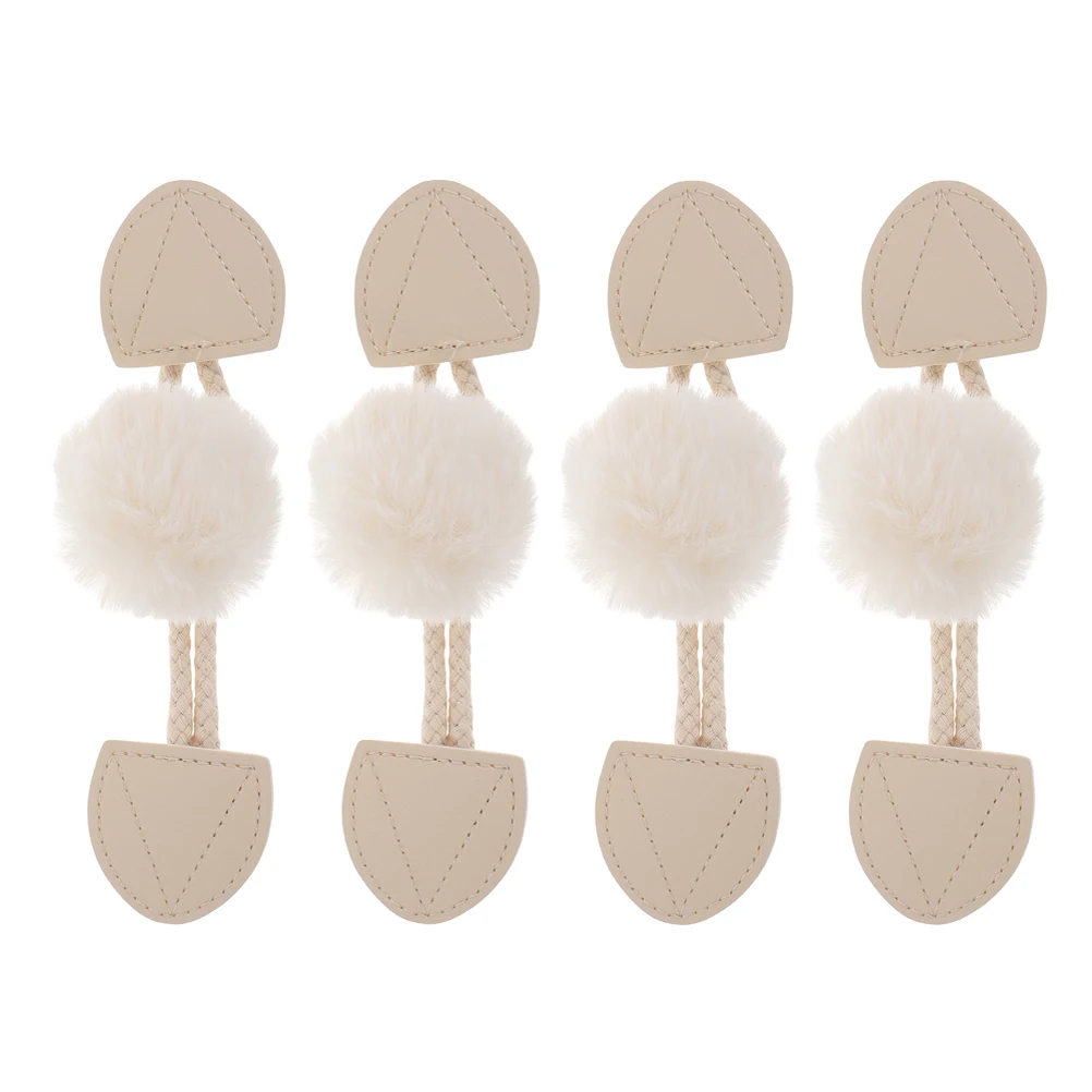 

4 Pcs Coat Buttons Toggle Horn Resin Buckle Decor Belt Replacement Sweaters Jackets Sewing Accessories Crochet Projects