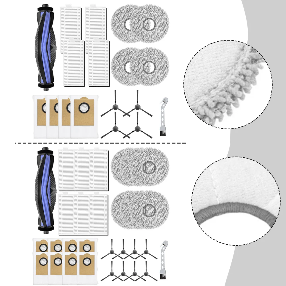 

Main Side Brush Filter Mop Cloth Kit For LEFANT-M3 For Gen2 Gen1 Robot Vacuum Cleaner Replacement Parts Accessories