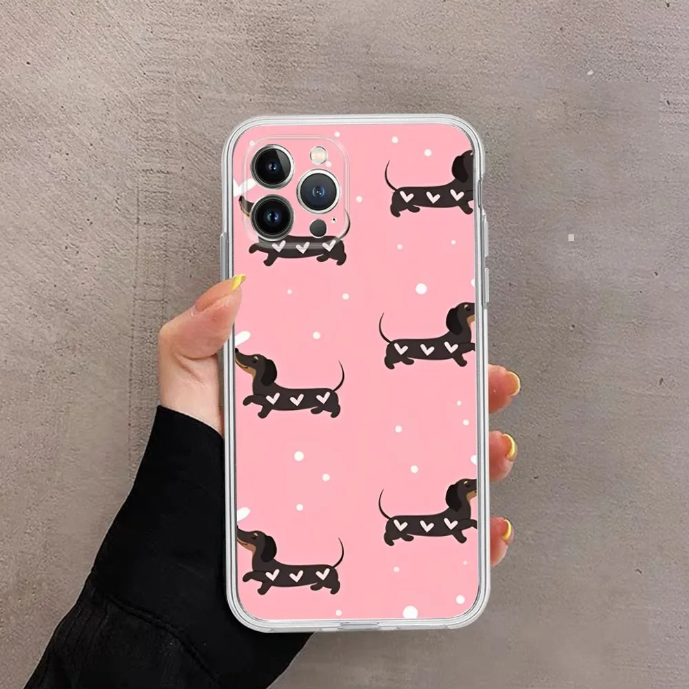 Dachshund Dog Phone Case For iPhone 14 11 12 13 Mini Pro XS Max Cover 6 7 8 Plus X XR SE 2020 Funda Shell