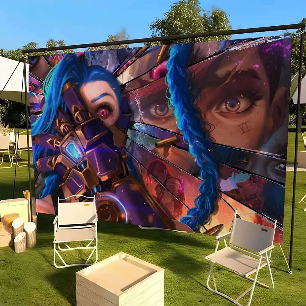 Hot Game A-Arcane S-Season 2 2024 Flag For Picnic Party Art Home Decoration Outdoor Camping Banner