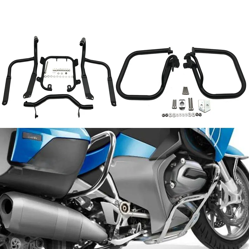 For BMW R1200RT R 1200 RT 2005-2013 2009 2010 2011 2012 Front&Rear Engine Guard Highway Freeway Crash Bar Fuel Tank Protector