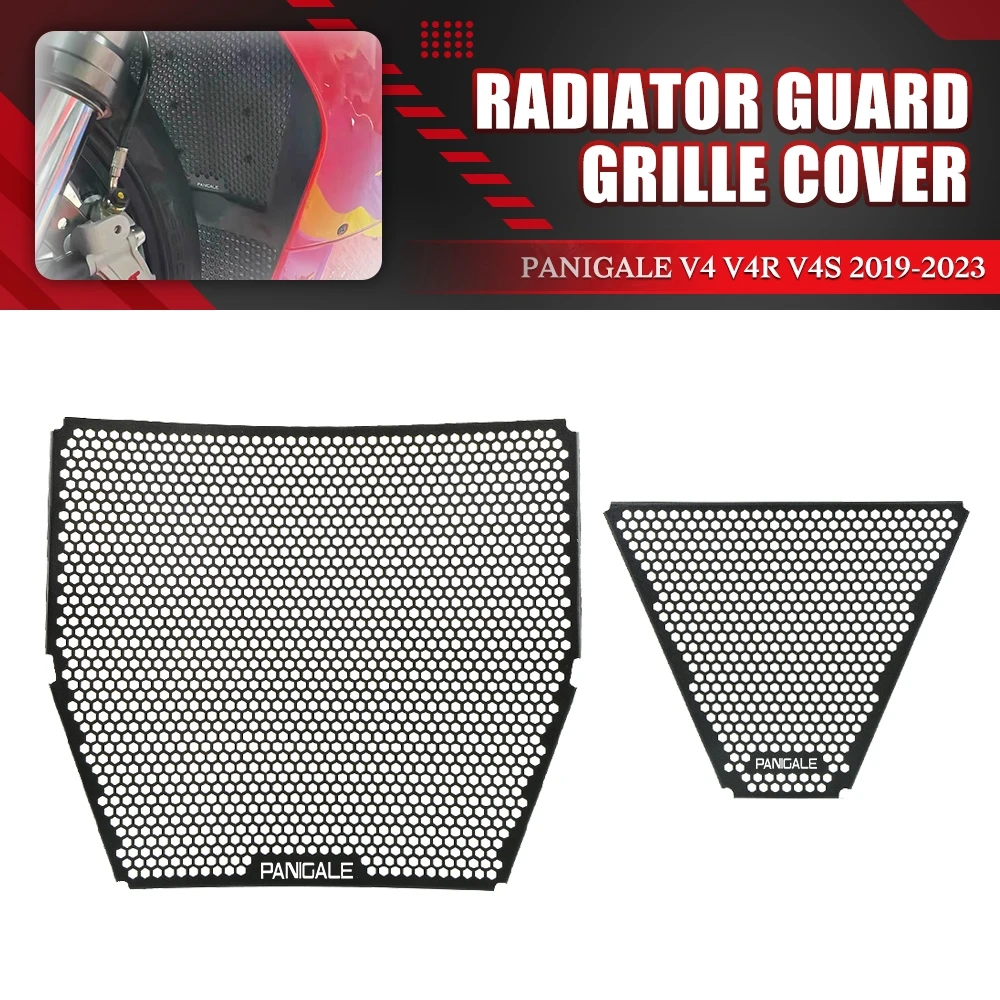 

FOR Ducati Panigale V4 S Corse Radiator Guard Set 2019-2023 Motorcycle Cover Cooler Grille Guard Streetfighter V4 S/R 2020-2024