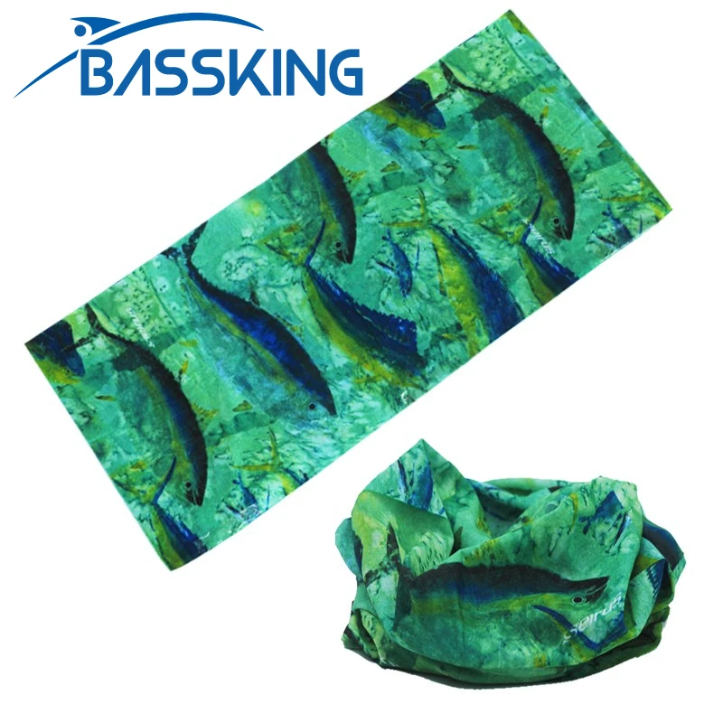 BASSKING Fishing Scarf Ultra-thin Breathable Multifunction Headweare Outdoor Scarf For Carp Fishing 51*25cm Fishing Scarves Tool