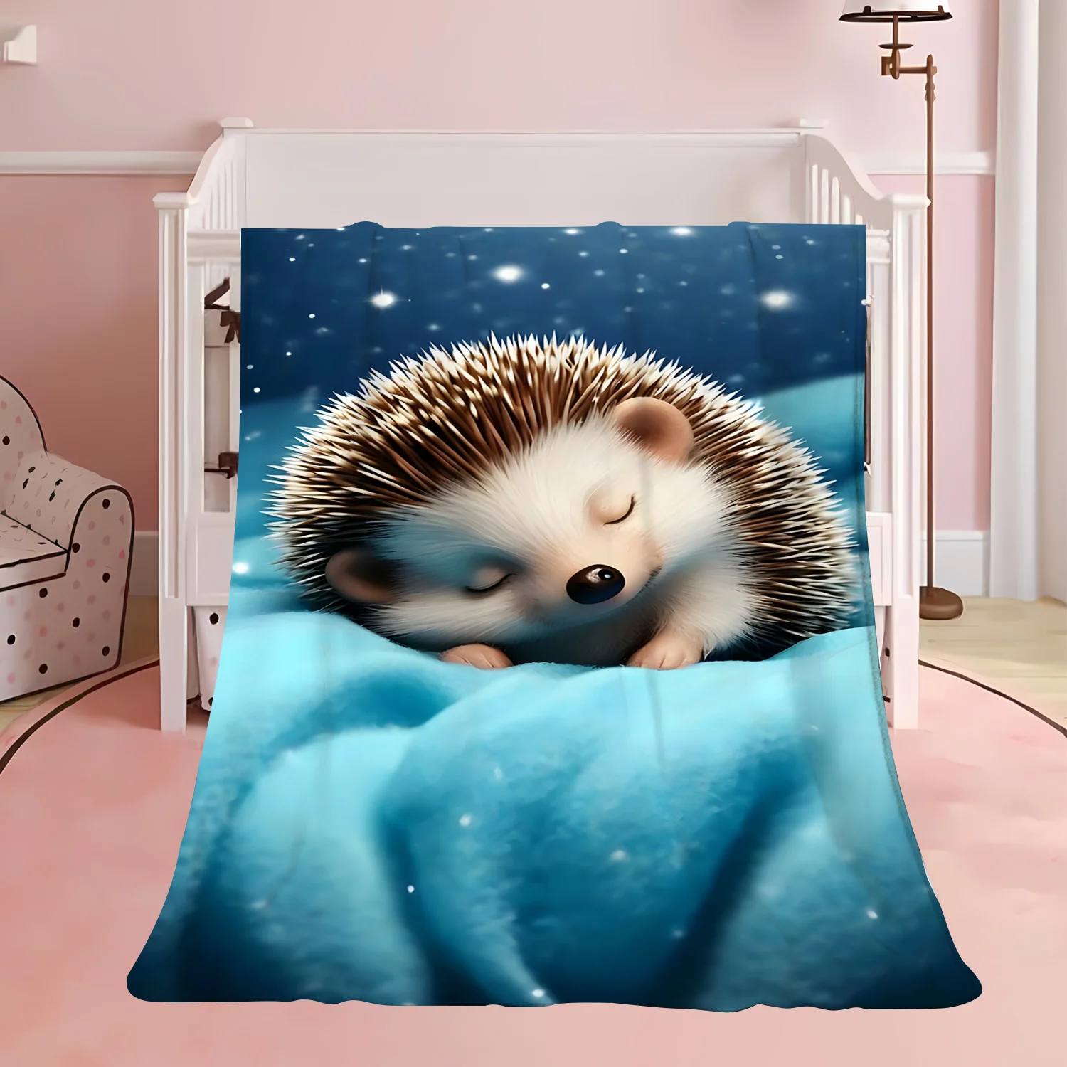 Cute Hedgehog Nursery Blanket - đánh giá và giá Baby Nursery Bedding