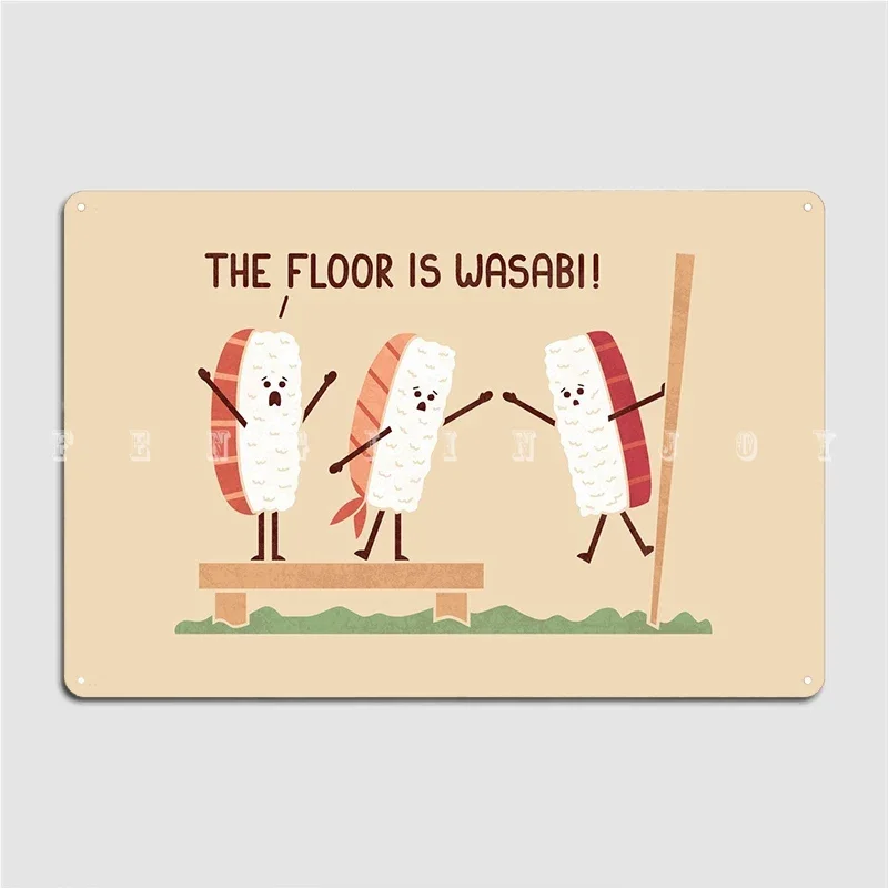 الوسابي علامة معدنية جدار حانة بار الكهف تخصيص اللوحات تين تسجيل الملصقات #2