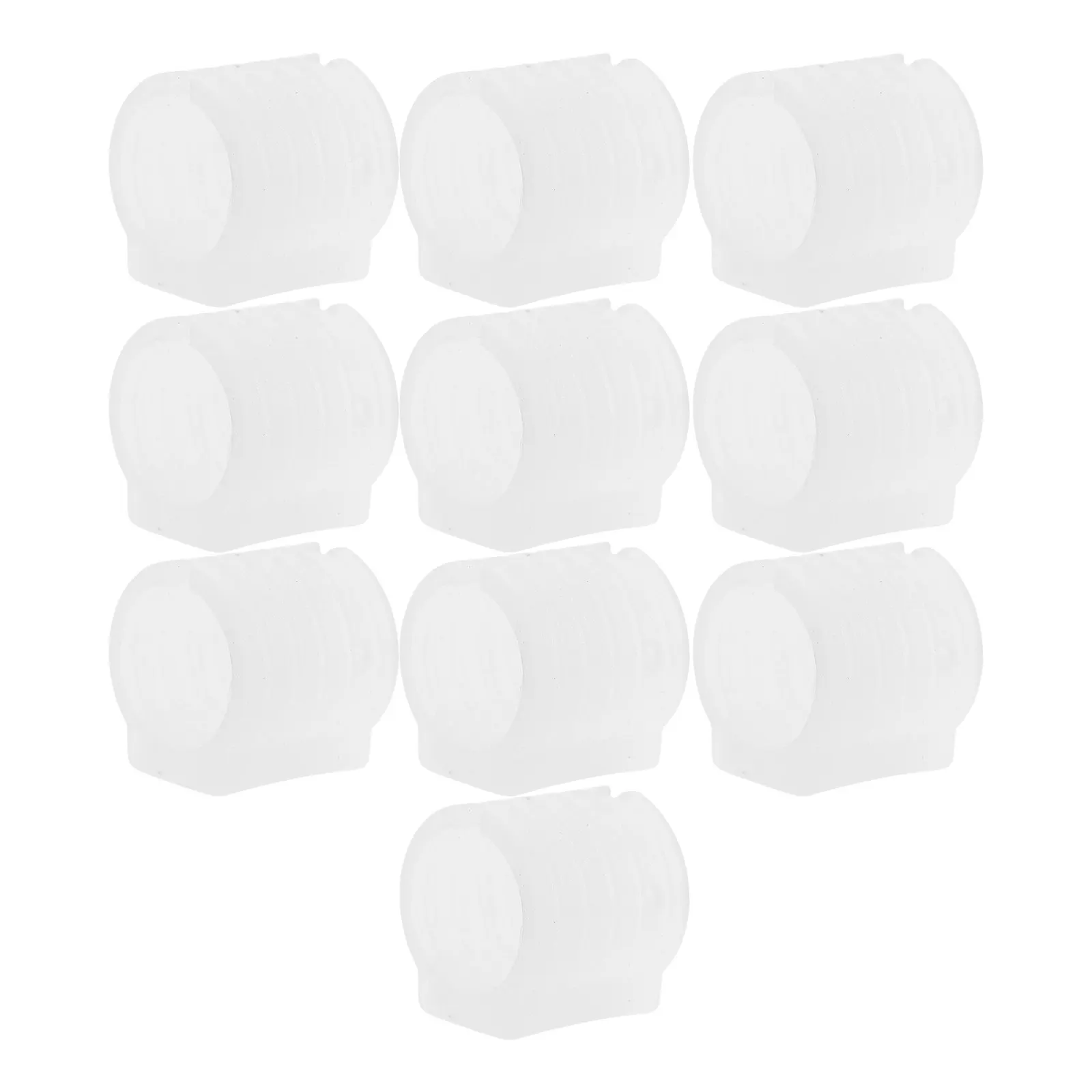 10Pcs Arch Shape Chair Legs Tips Caps U Shaped Plastic Floor Glides Protectors for Bar Stool Sled Chair Furniture 19Mm