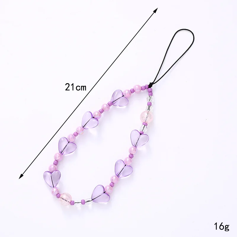 Liebe Perlen Anti Drop Telefon kette hängen Seil Telefon Fall Schlüssel bund kreative DIY Schmuck