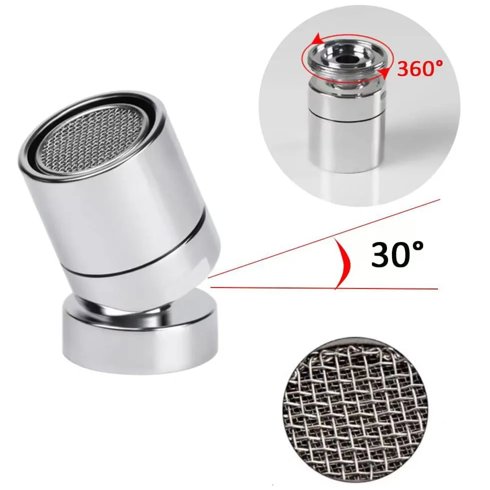 Home Tap Faucet Aerators Sprayer Sink Aerators 360-Degree Swivel Tap Nozzle Splash-Proof Bubbler Kitchen Saving Water Nozzles