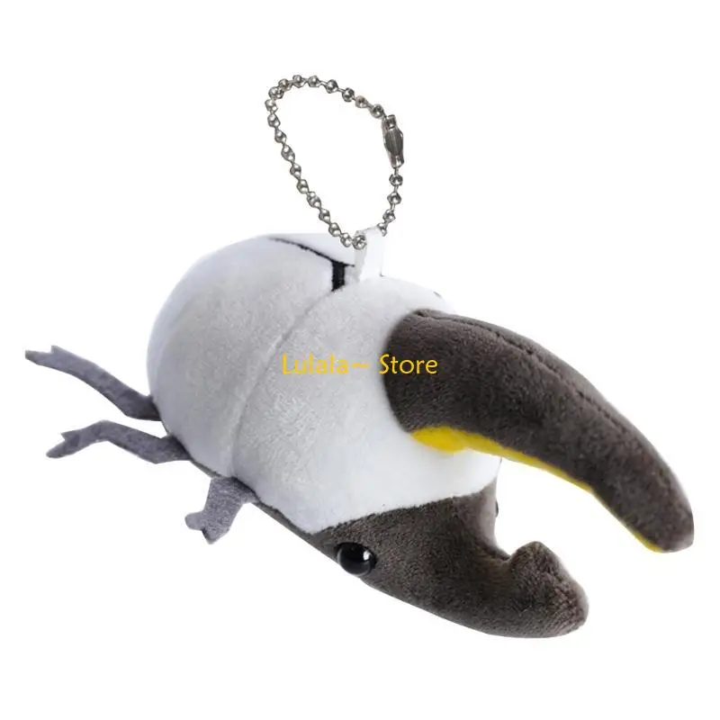 

Y4QA Small Plush Doll Insect-Beetle Plush Ornament Backpack Pendant Children Gift