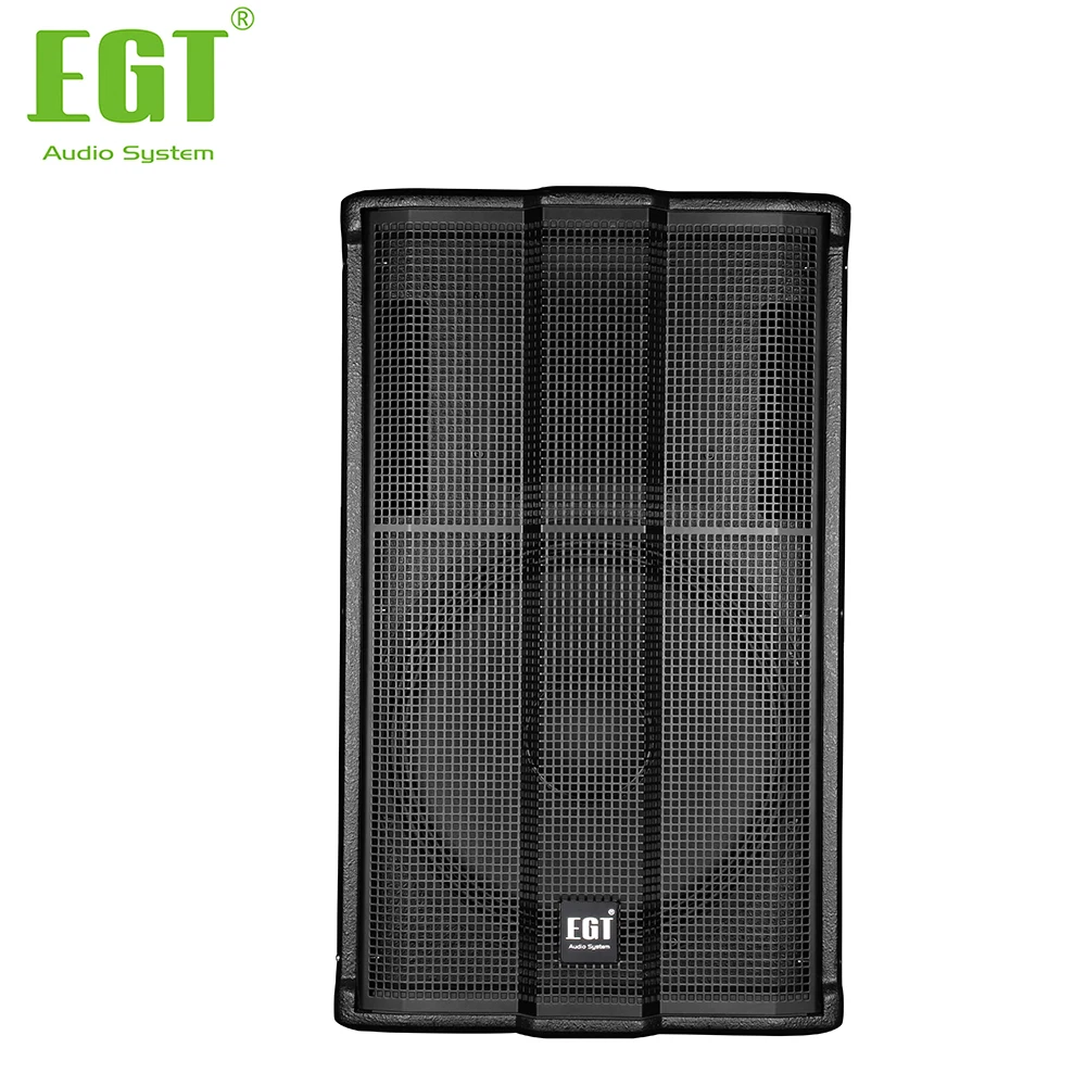E-6 Dual 6 Inch Mini Passive Line Array Speaker High SPL for Small Stage Conference Audio System