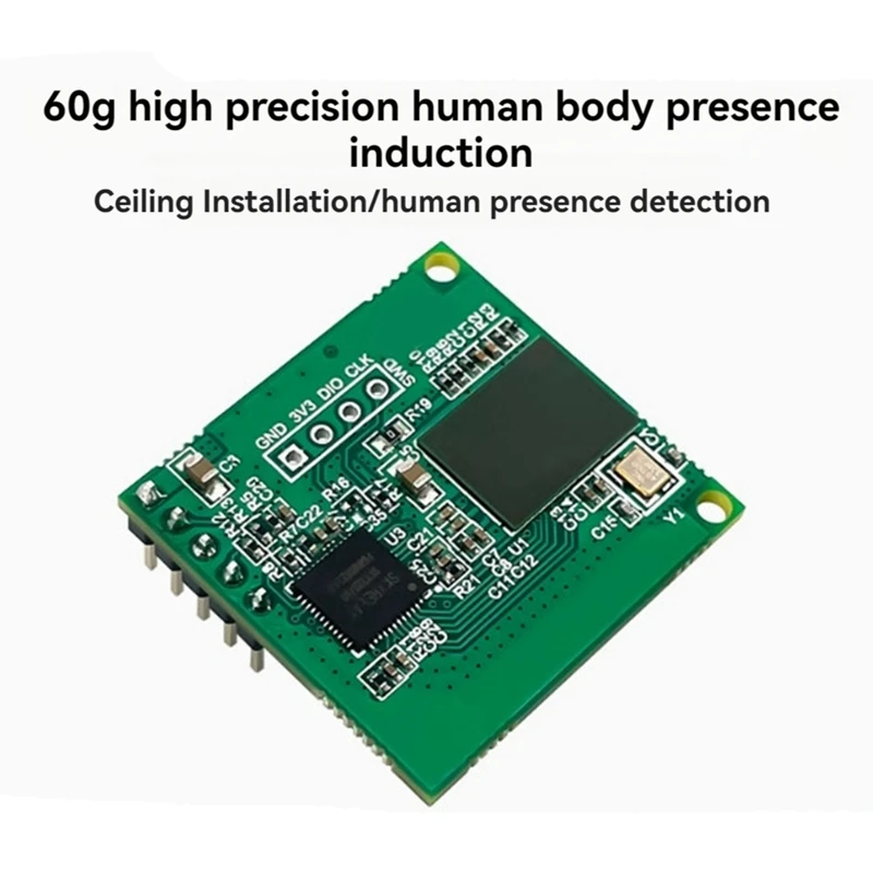 LD6001B 60Ghz Mmwave Radar Sensor High Precision Multi-Target 3D Human Presence Sensor Module