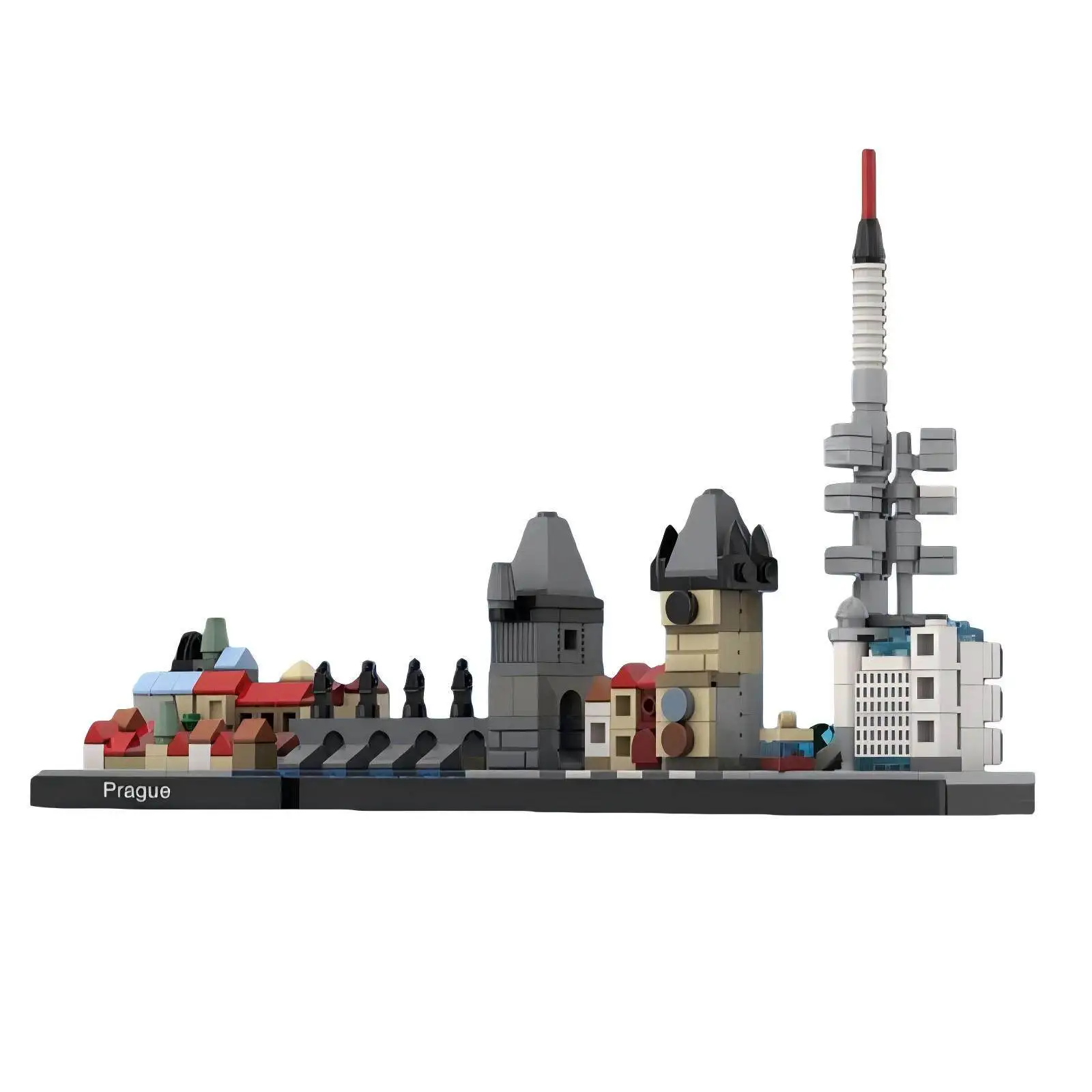 

Skyline Architecture Model Budapest Bangkok Phnom Penh Stockholm Prague DIY Assemble Bricks Educational Creative Collection Toy