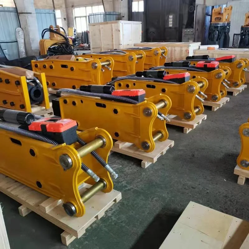 SB40 Top  Hydraulic Rock Breaker Attachment, Powerful Tool For Hard Concrete Road Demolition Construction Jobs view 3