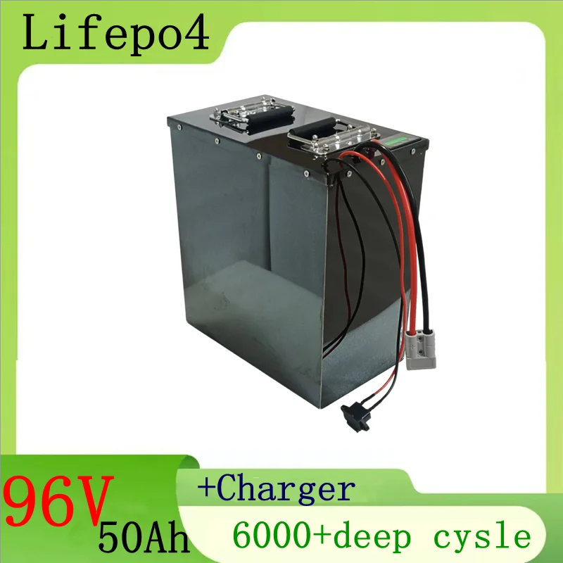 

96V 25Ah 40Ah 50Ah 60Ah 70Ah 80Ah 100Ah 110Ah Lifepo4 Аккумулятор с BMS 32S для электромобилей Четырехколесный мотоцикл Робот