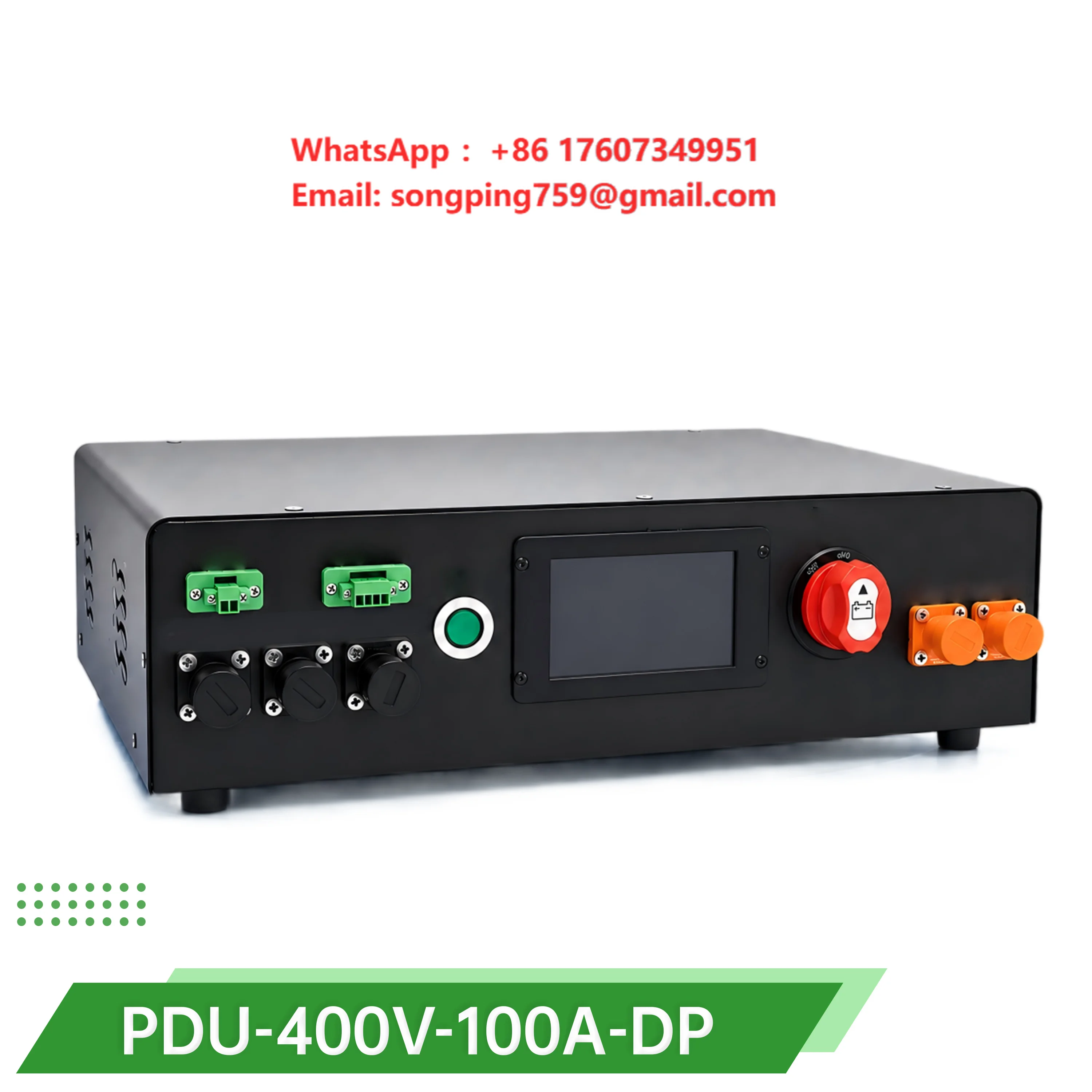EC-HV-PDU Smart Cascade BMS Enclosure Separate Charge Discharge Ports Power Bank PCBA Energy Storage Battery Control Box